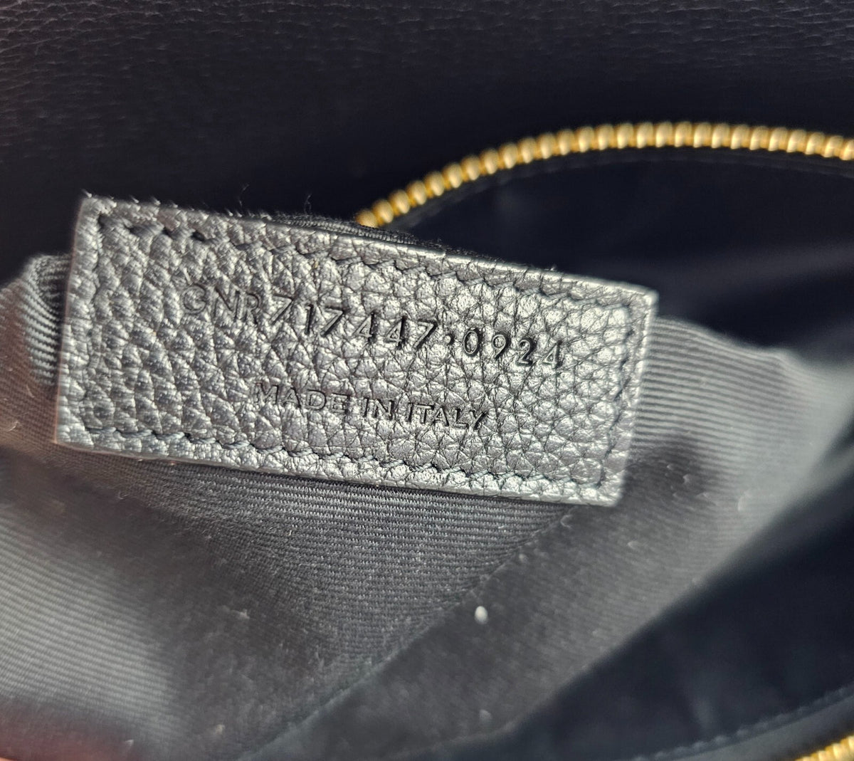 SAINT LAURENT Sac De Jour $3600 Black Supple Grained Leather Bag New & Authentic