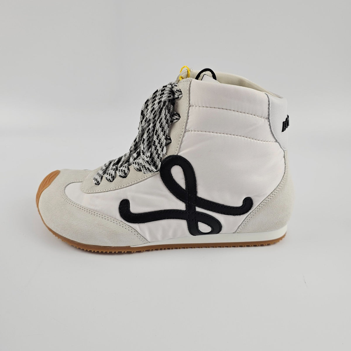 LOEWE Ballet Runner 2.0 $990 White/Black High Top Sneakers New & Authentic