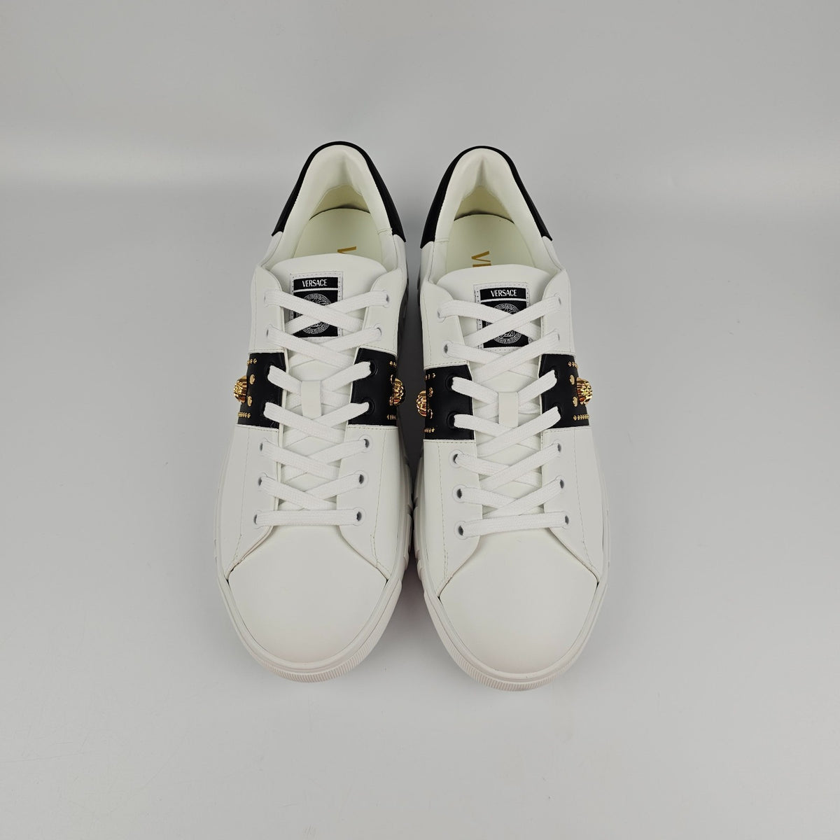 VERSACE White Sports Shoes New And Authentic