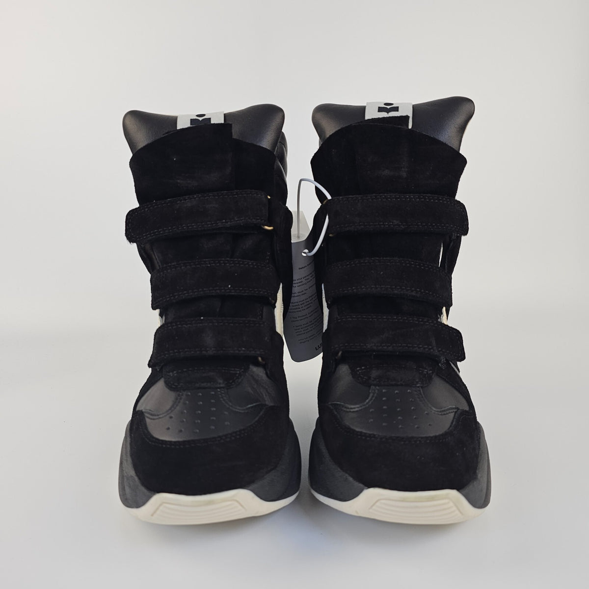 Isabel Marant Balskee Black Suede Sneakers New