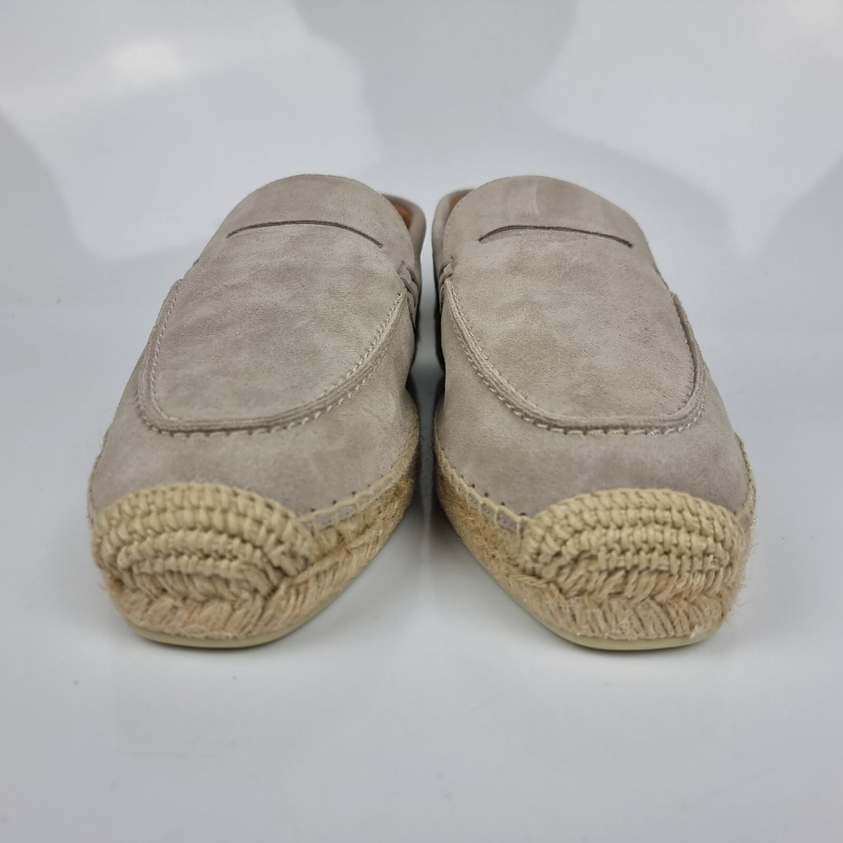 CHRISTIAN LOUBOUTIN Paquepapa Beige Suede Loafers New Size 39 US 6