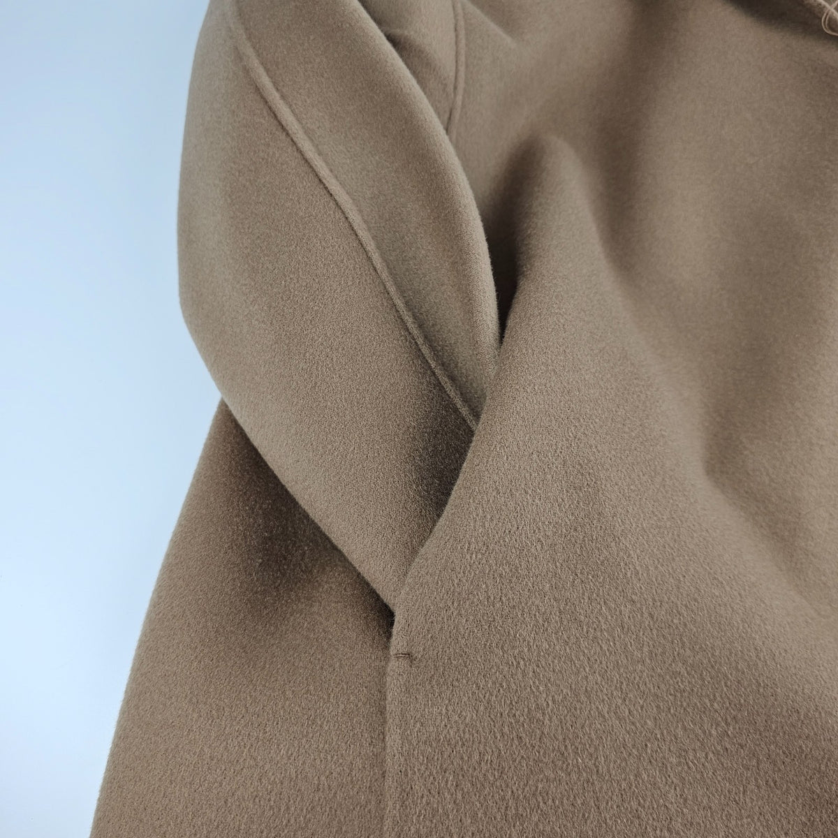 MAX MARA Esturia Belted Brown Wool Long Coat New & Authentic