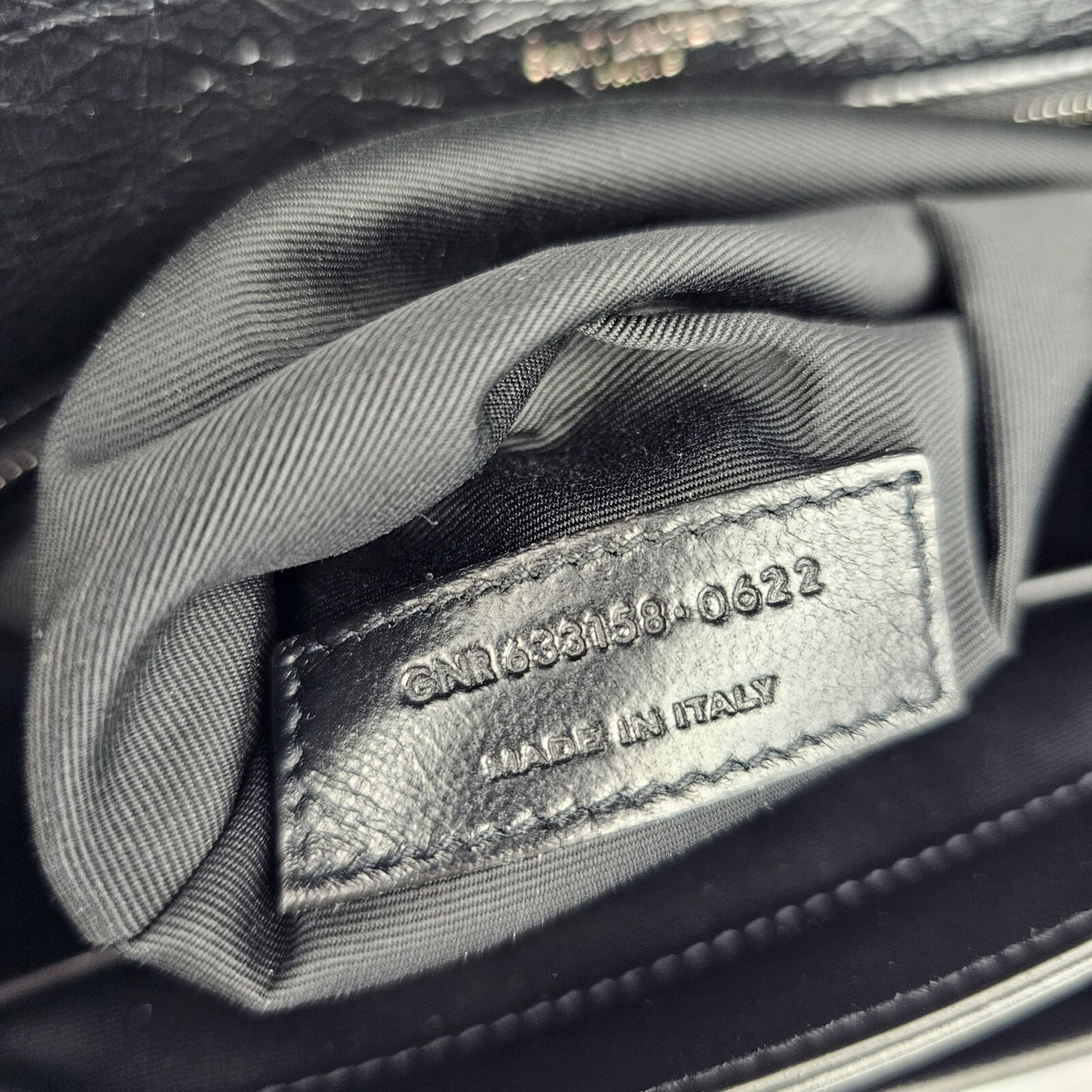 SAINT LAURENT Medium Niki Black Leather Bag New