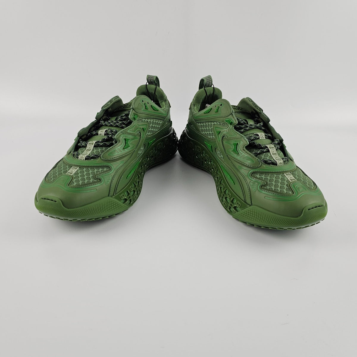 GUCCI Cub3D $1290 Men's Green Sneakers New & Authentic