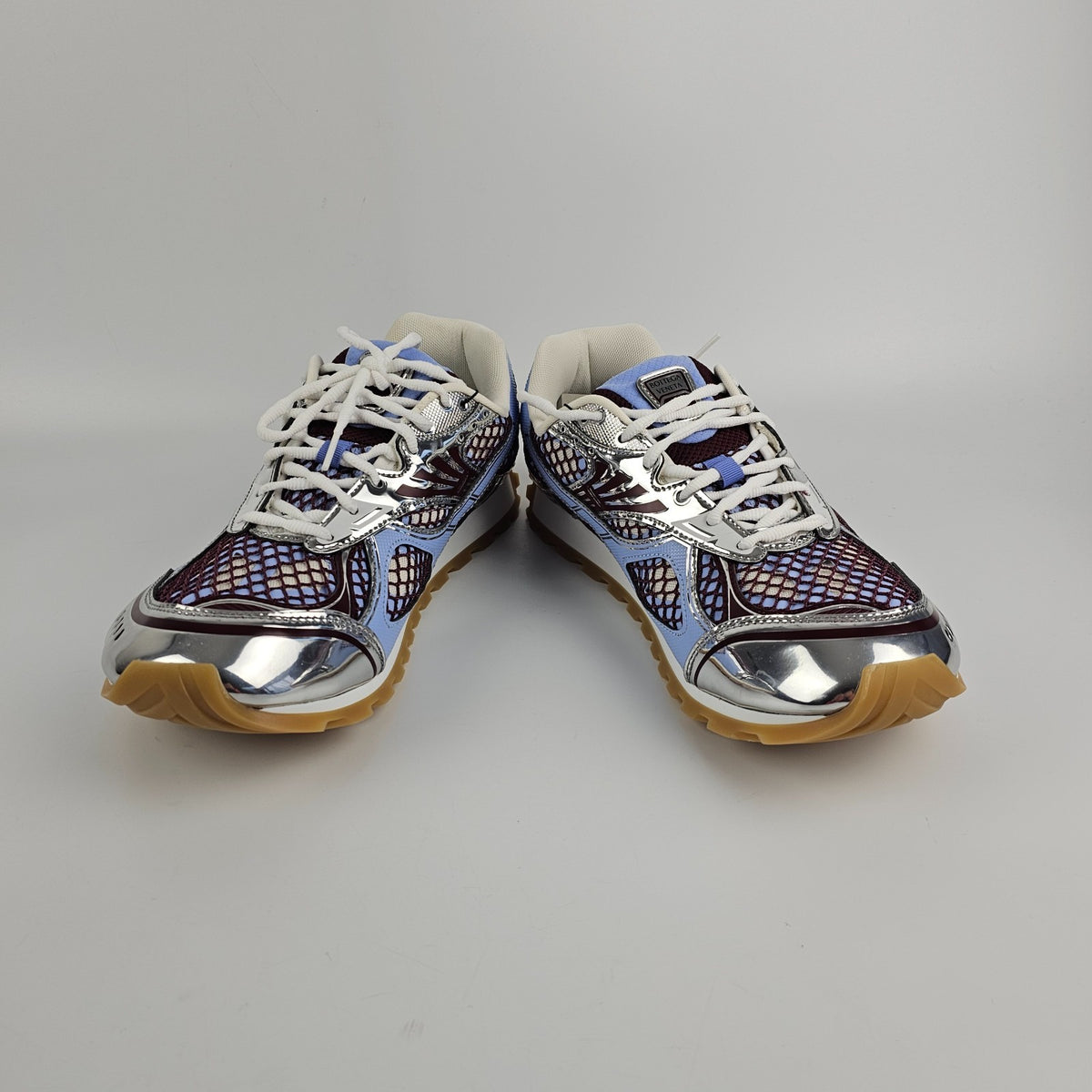 BOTTEGA VENETA Orbit Men's Barolo/Blue Sneakers New