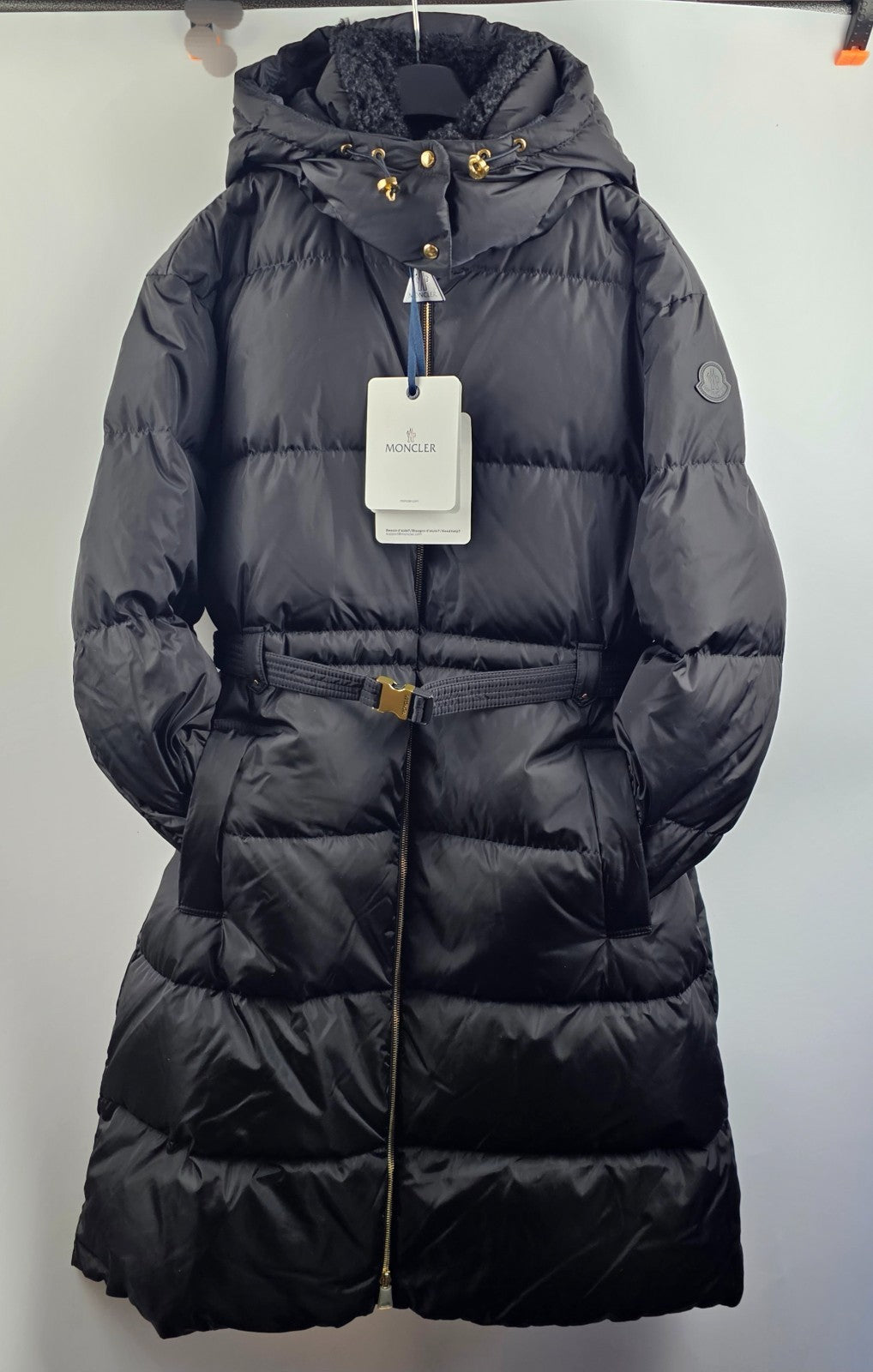 MONCLER Briant $3350 Women's Black Down Jacket New