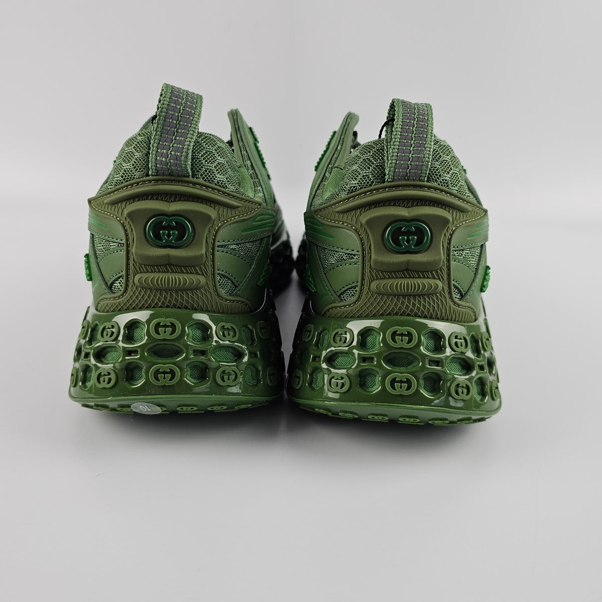 GUCCI Cub3D $1290 Men's Green Sneakers New & Authentic