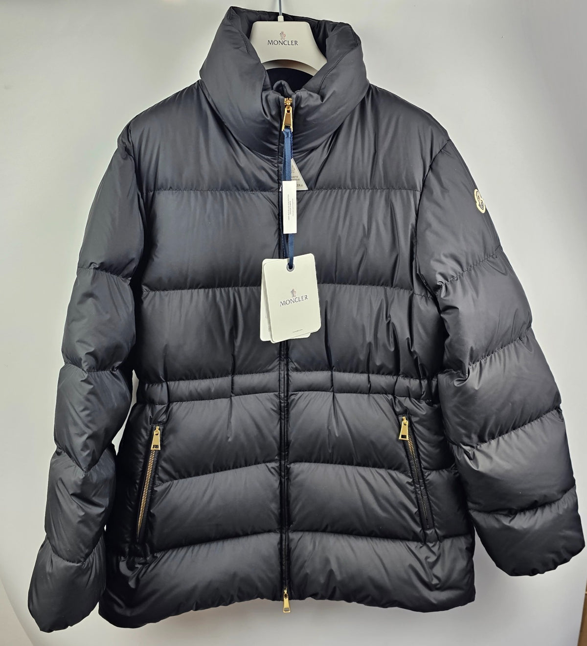 MONCLER Brossette $1720 Women's Black Down Jacket New