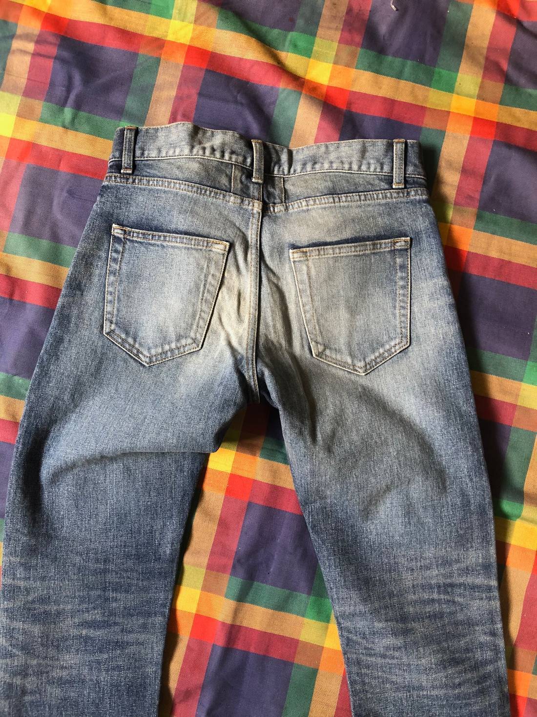SAINT LAURENT Low Rise Blue Jeans Size 28