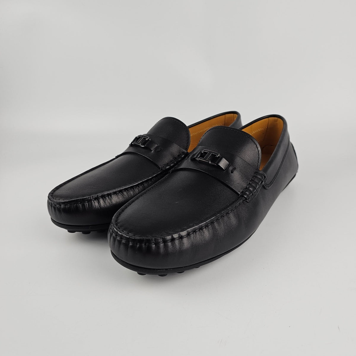 TOD'S City Gommino Black Loafers New & Authentic