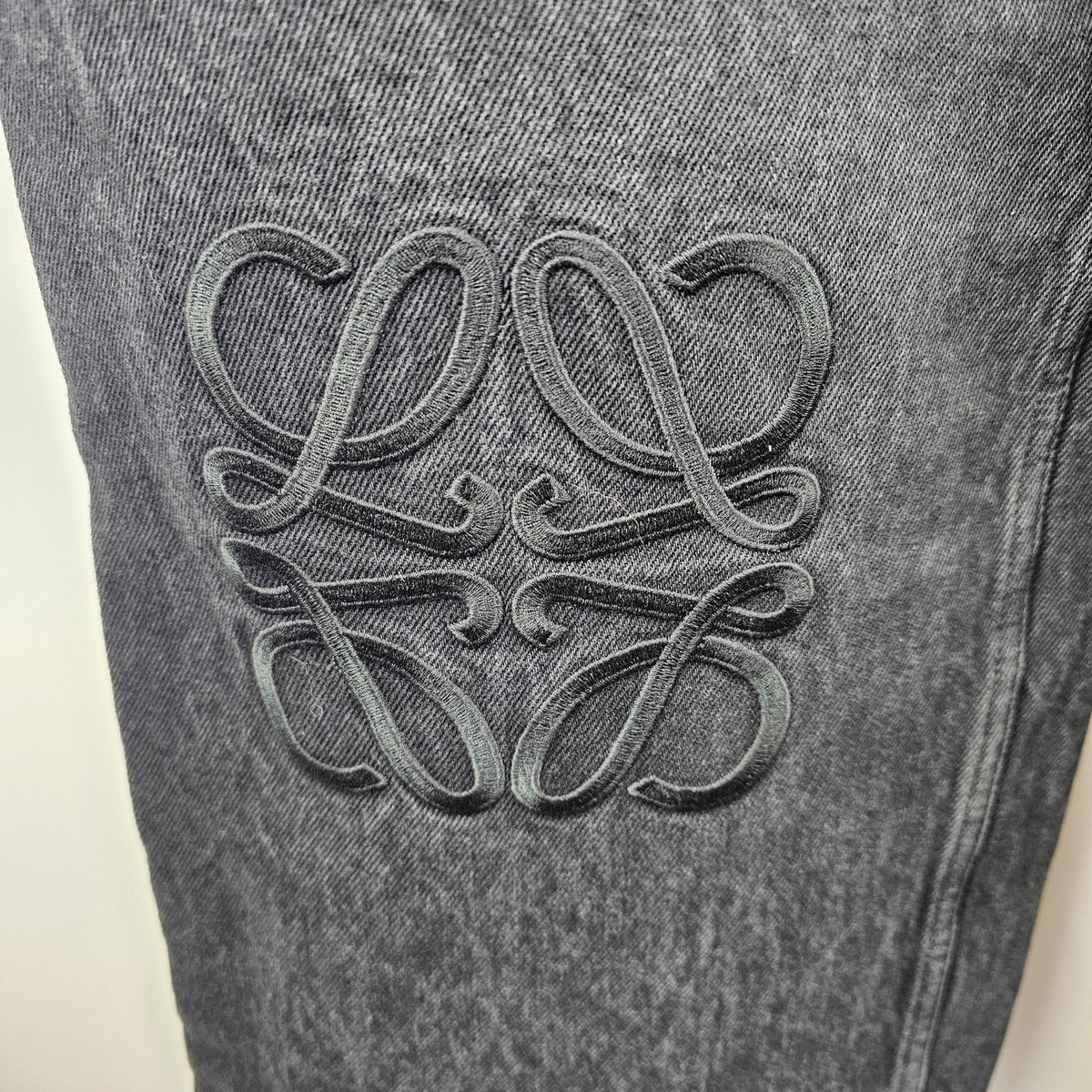 LOEWE Baggy Black Cotton Jeans New & Authentic