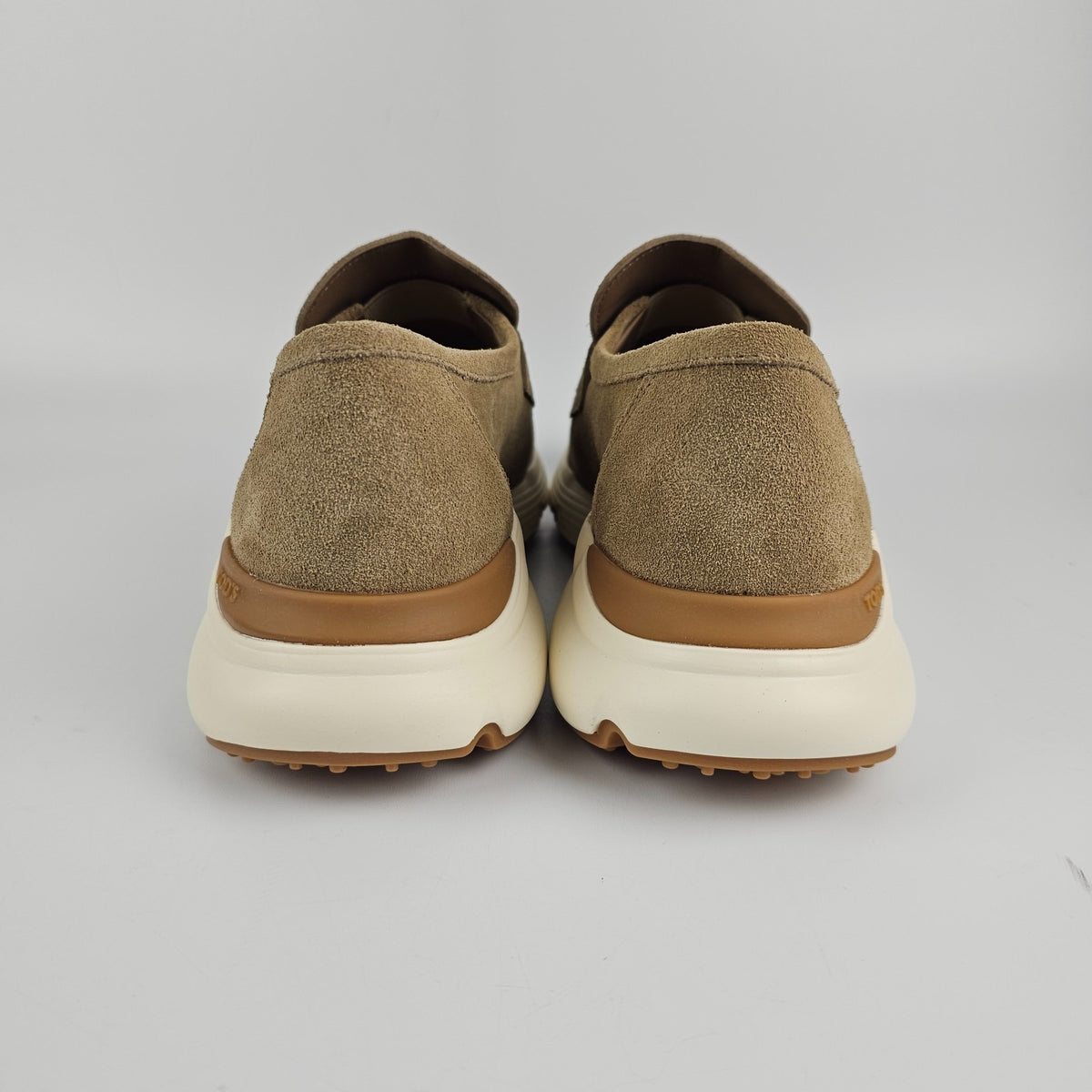 TOD'S Sport Runner Beige Suede Sneakers New And Authentic