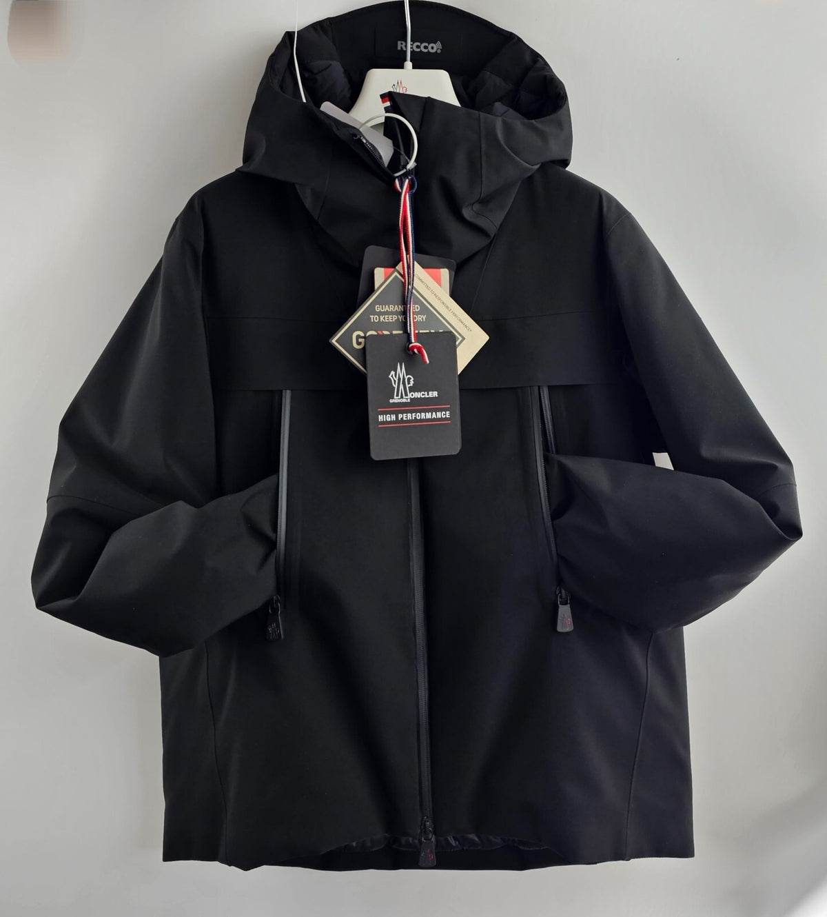 MONCLER GRENOBLE Chanavey Women's Black Padded Ski Jacket New