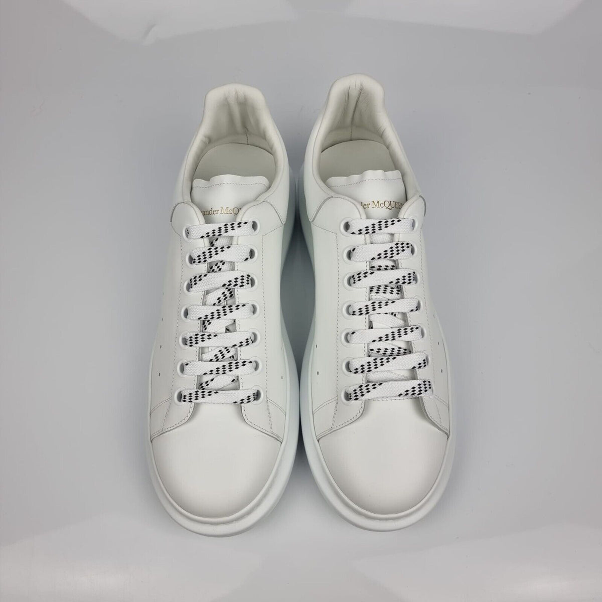 ALEXANDER MCQUEEN Larry Oversized Men's White Leather Sneakers New