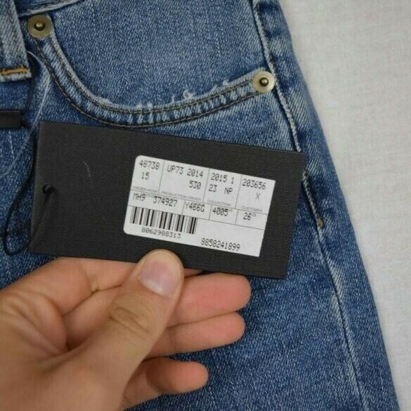 SAINT LAURENT Destroyed Jeans Size 26 New