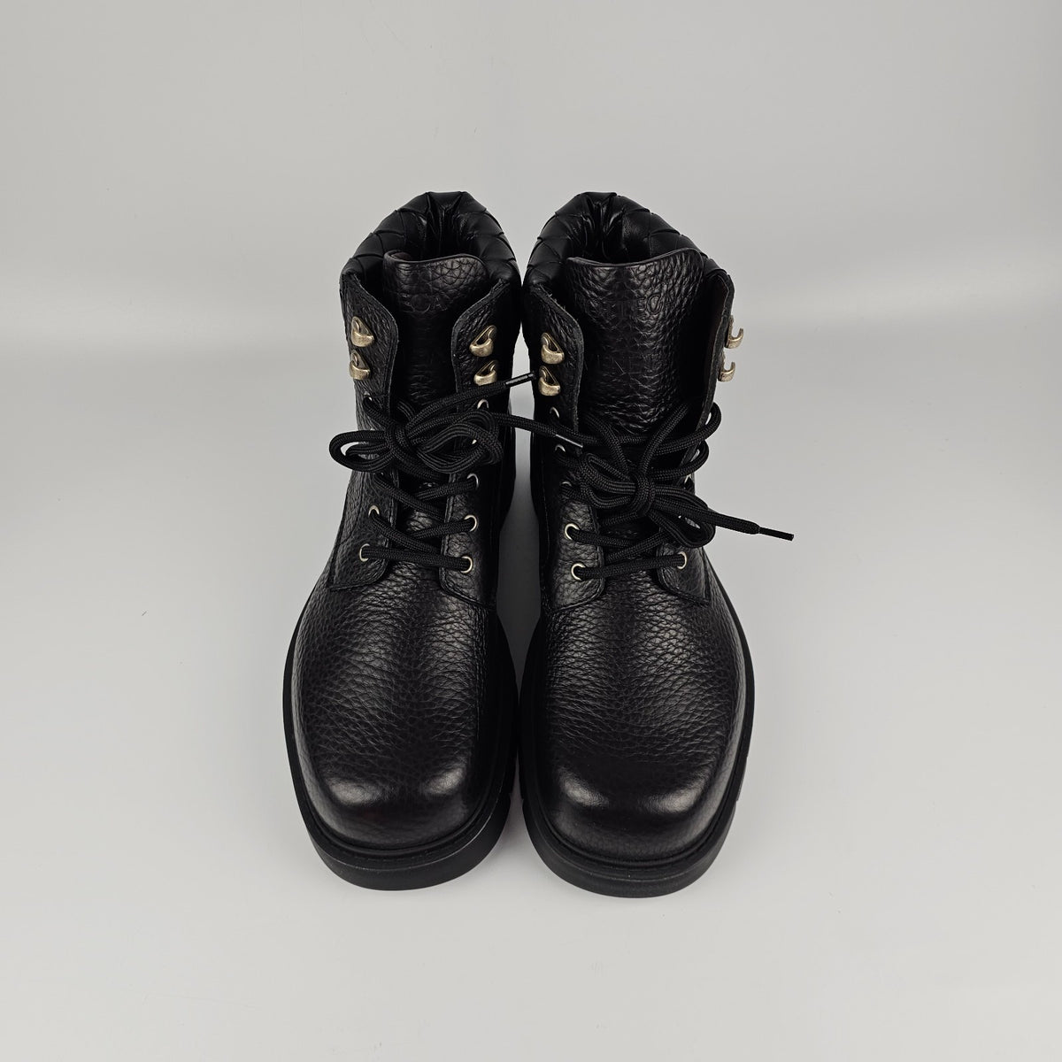BOTTEGA VENETA Haddock Black Leather Shoes New & Authentic
