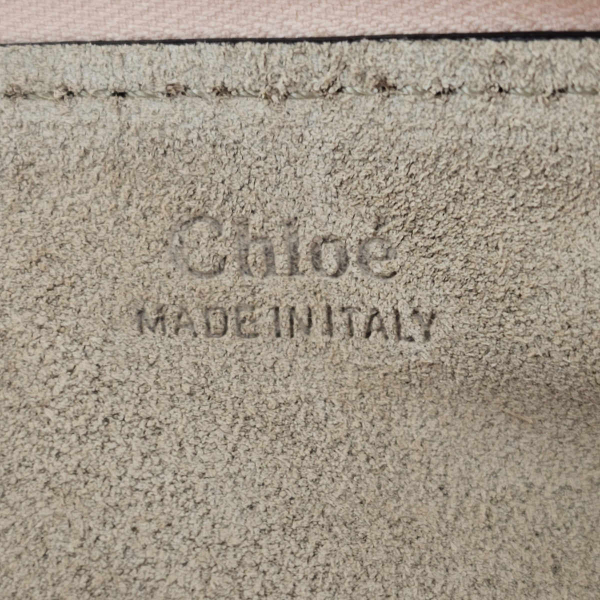 Chloe Icons Halfmoon Mini Beige Shoulder Bag New & Authentic