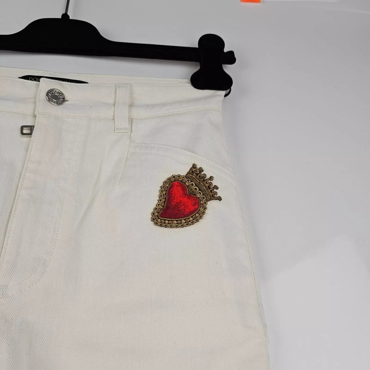 DOLCE&GABBANA White Wide Jeans New IT 36
