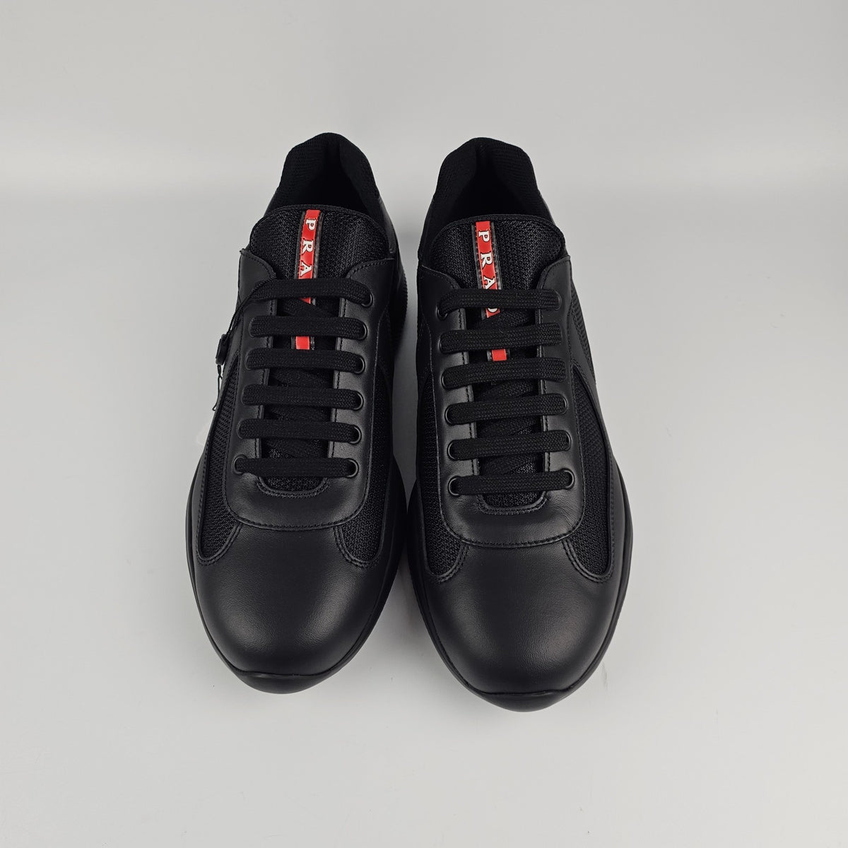 PRADA America's Cup Black Sneakers New & Authentic