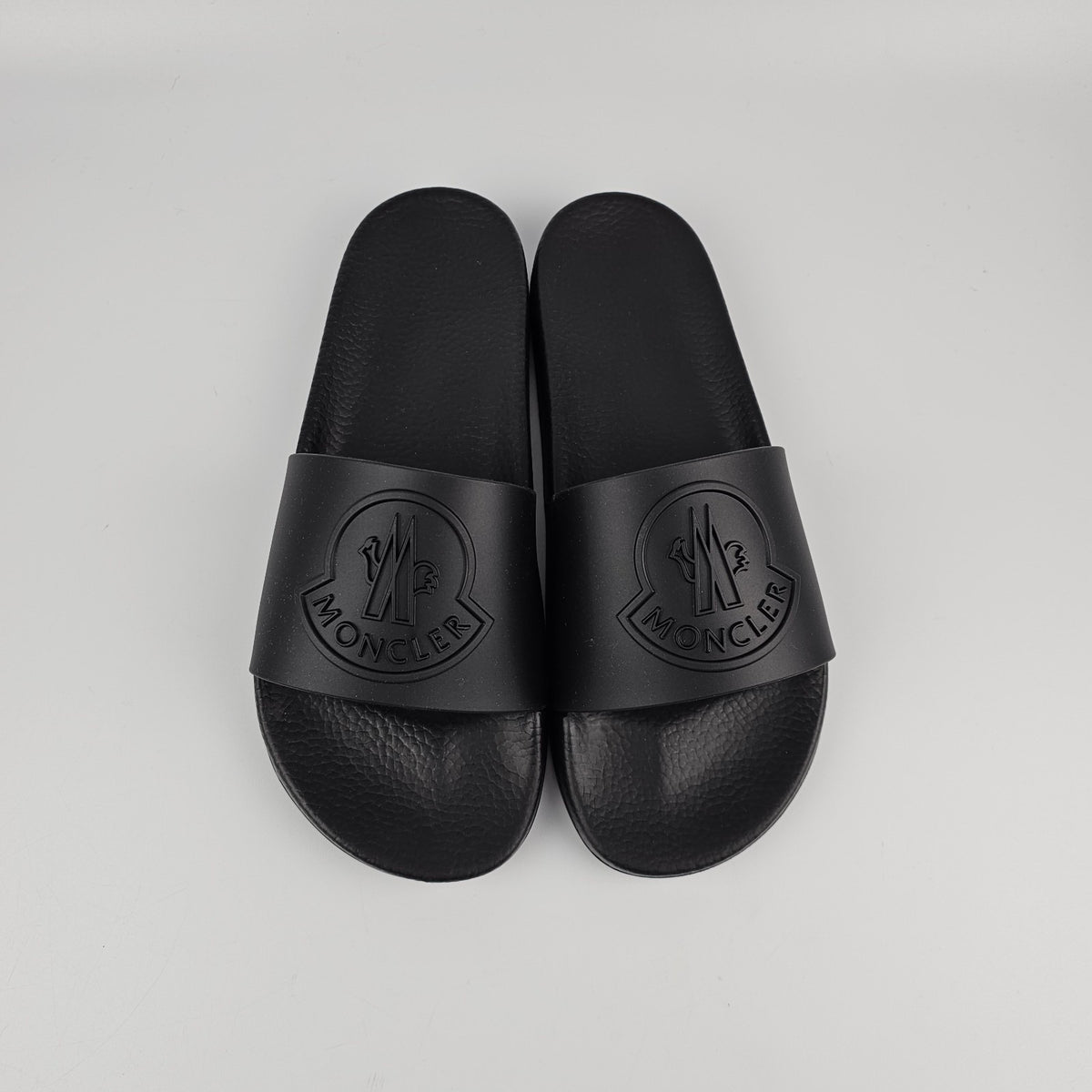 MONCLER Men's Black Slides New