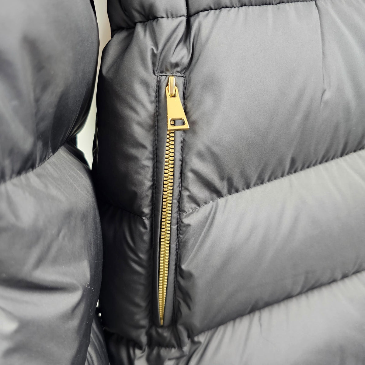 MONCLER Brossette $1720 Women's Black Down Jacket New
