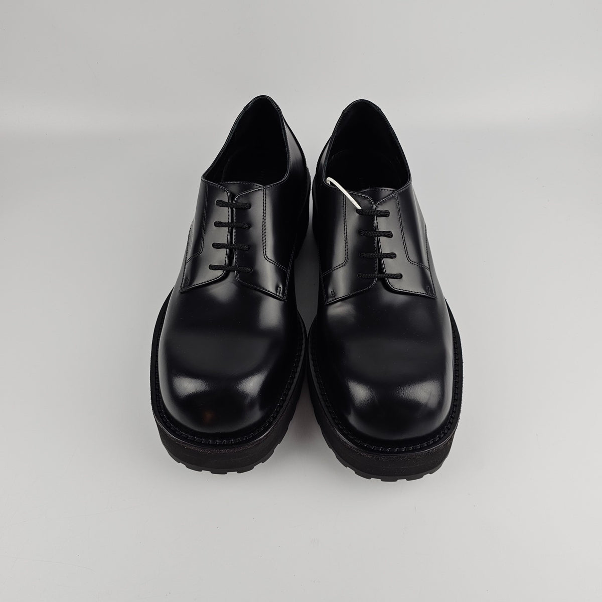 BALENCIAGA Venom $1150 Black Derby Shoes New & Authentic