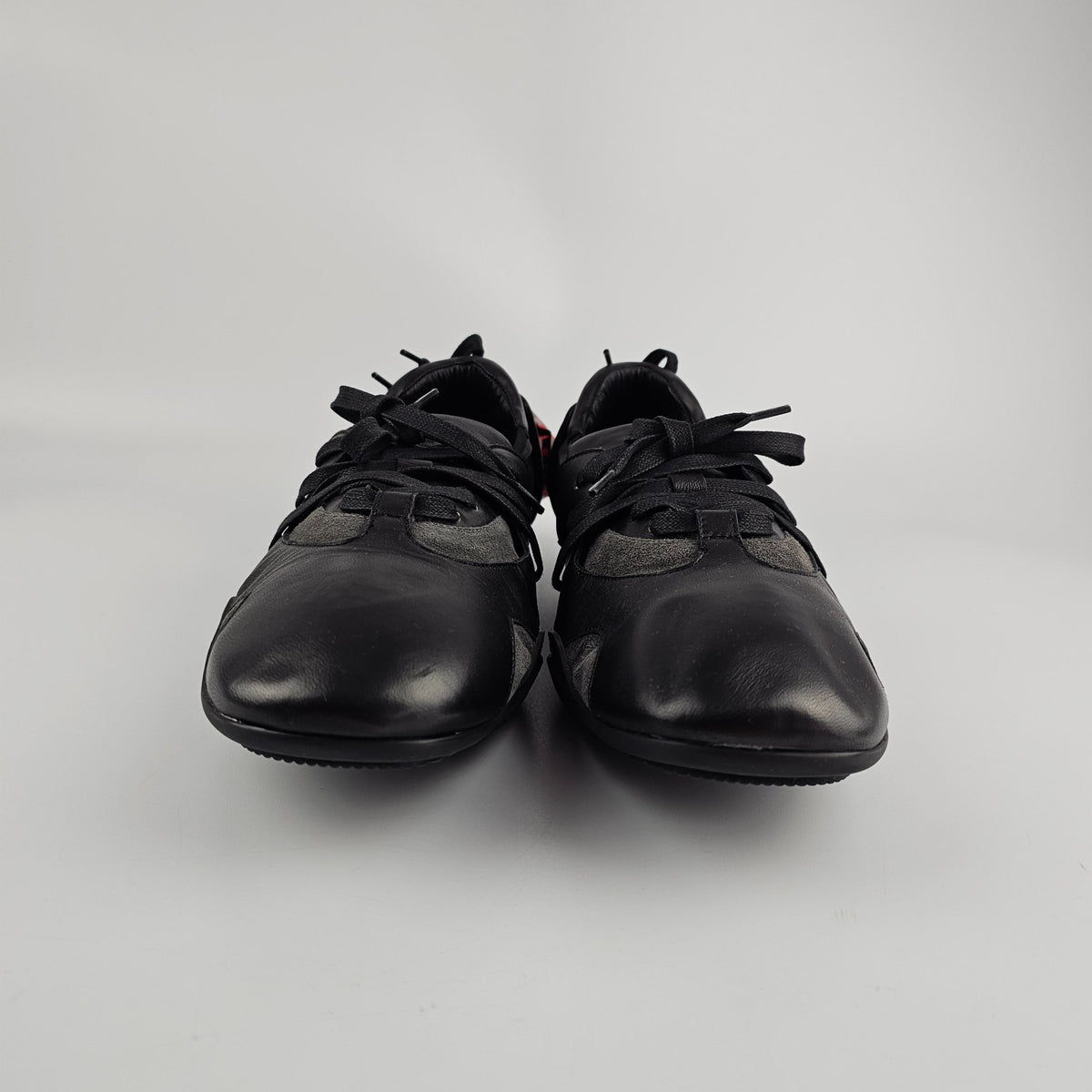 ACNE STUDIOS Black Leather Lace Up Shoes New