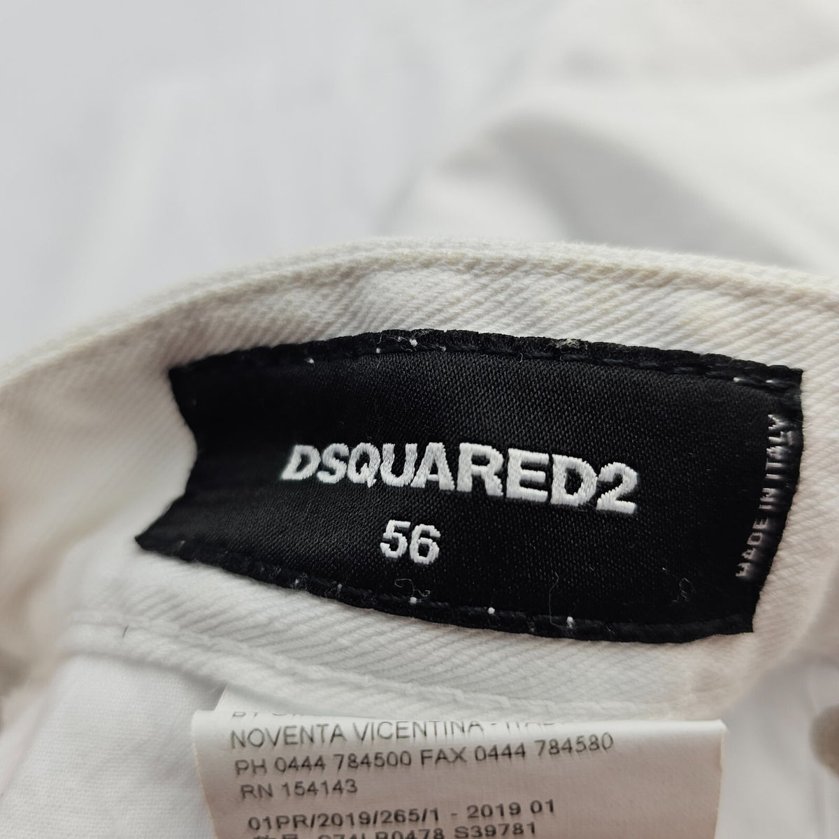 DSQUARED2 White Jeans Size IT56 New
