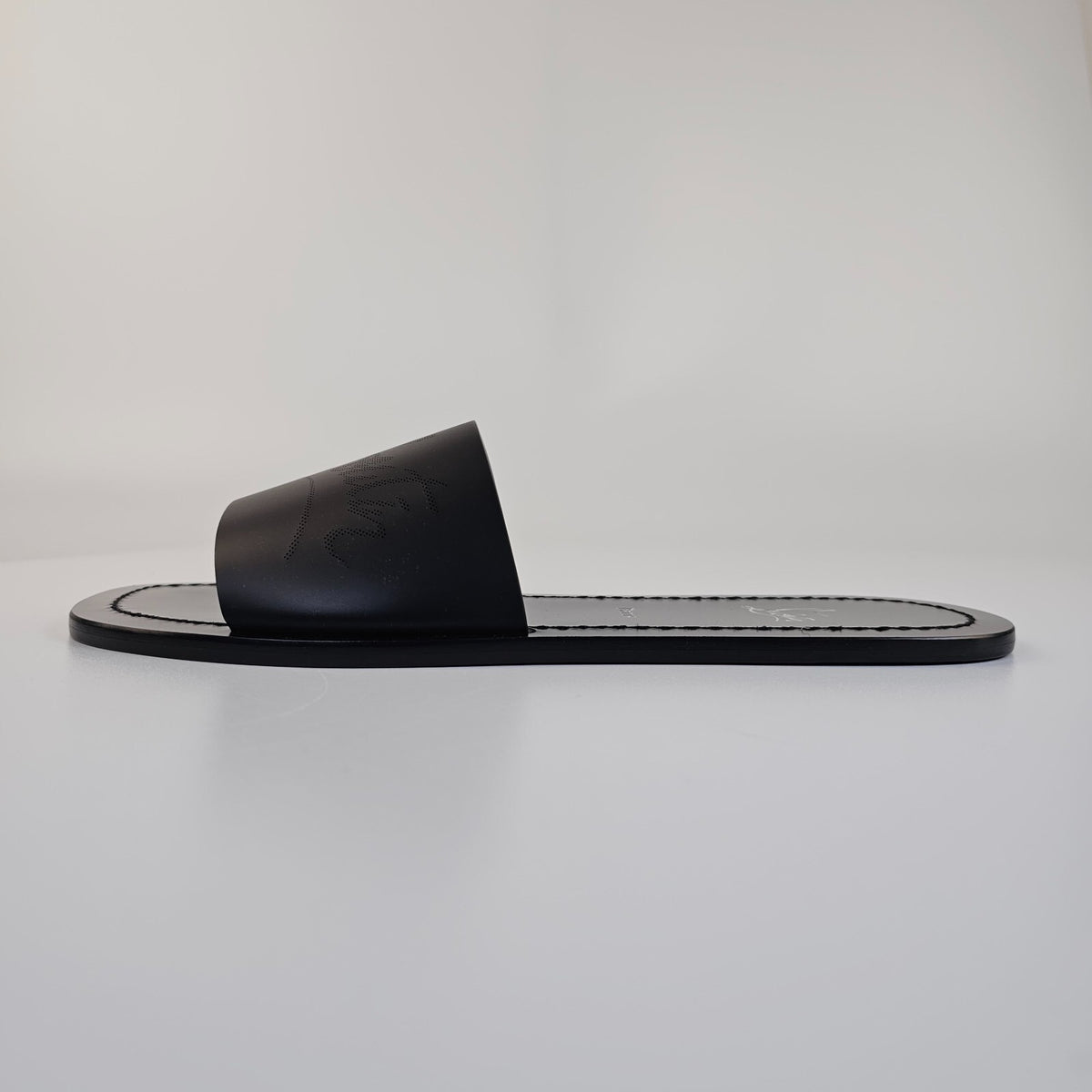 CHRISTIAN LOUBOUTIN Coolraoul Men's Black Slide Sandals New Size EU 40.5 US 7.5