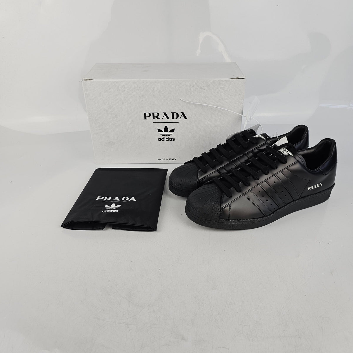 PRADA Men's Black Sneakers Size US 12 UK 11.5 EU 46 2/3 New