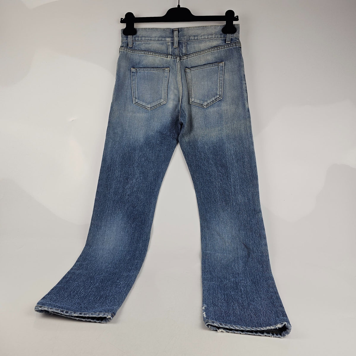 SAINT LAURENT Blue Ripped Jeans Size 27 Brand New