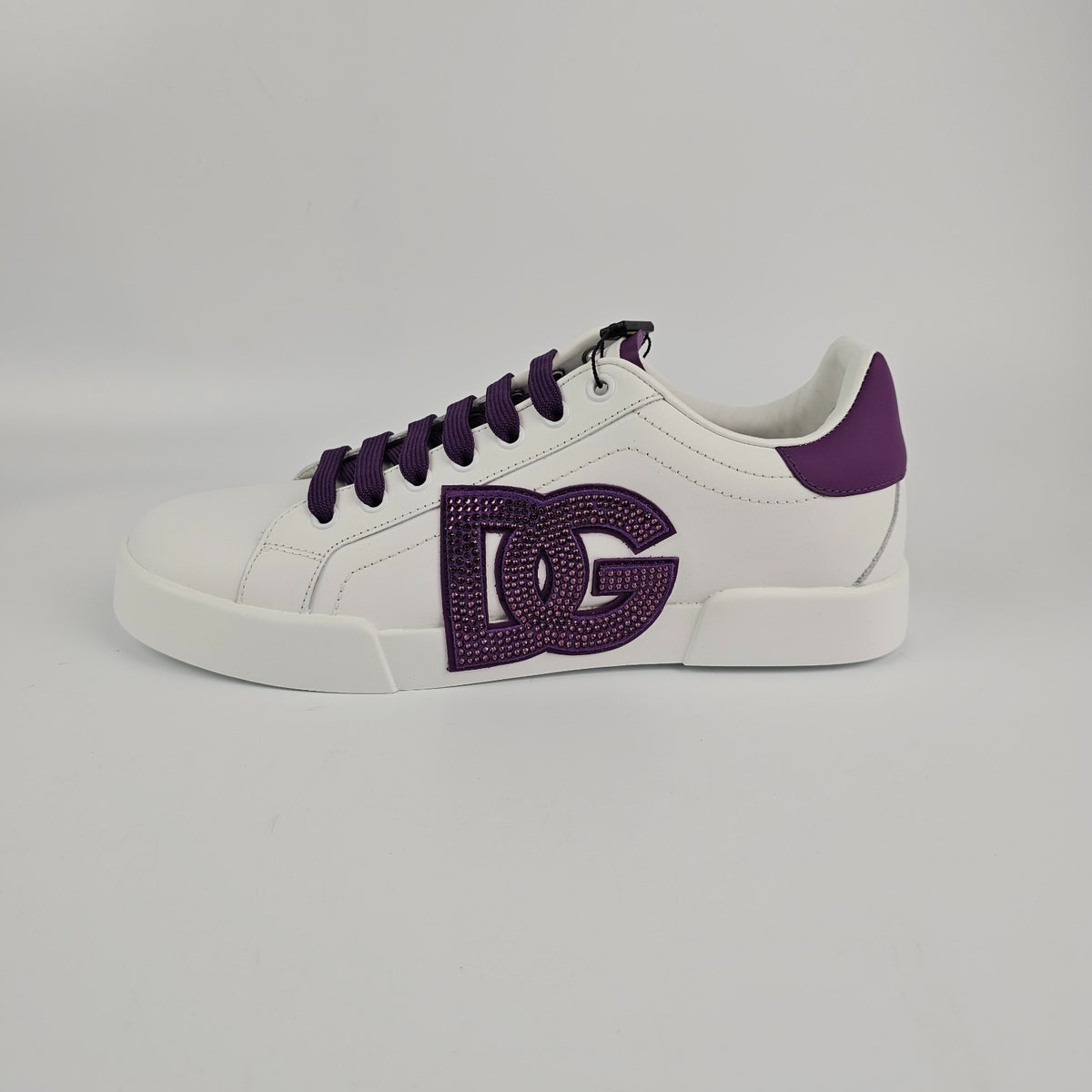 DOLCE&GABBANA DG White Leather Sneakers New & Authentic