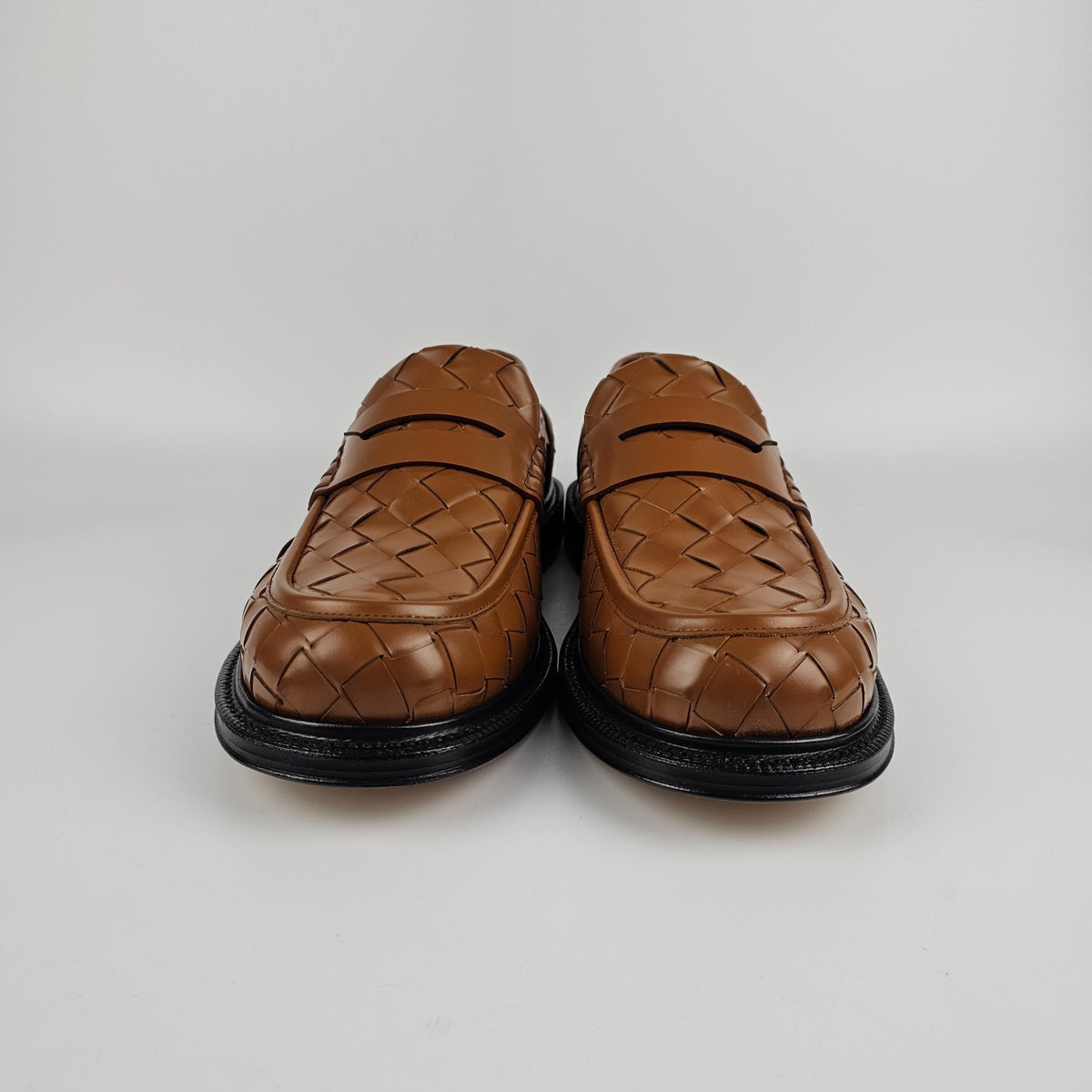 BOTTEGA VENETA James $1700 Brown Loafers New & Authentic