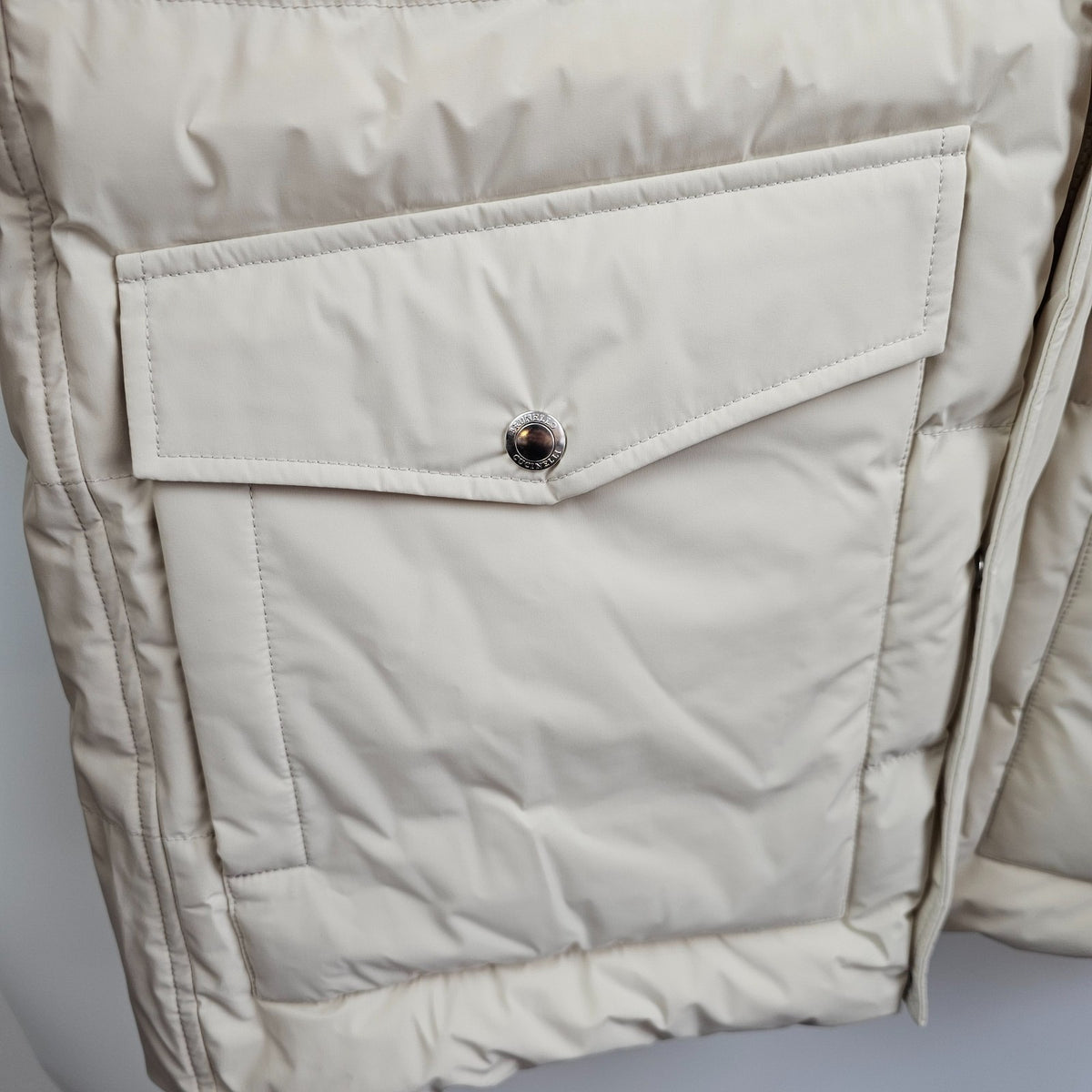 BRUNELLO CUCINELLI Beige Down Jacket New & Authentic Size XXL
