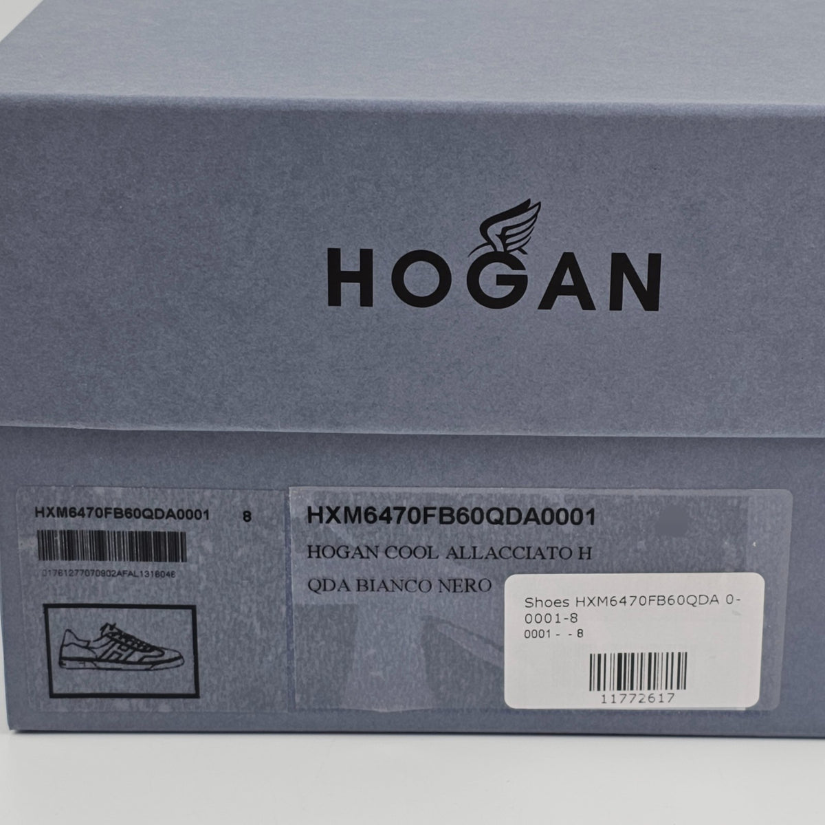 HOGAN Cool White Leather Suede Sneakers New & Authentic