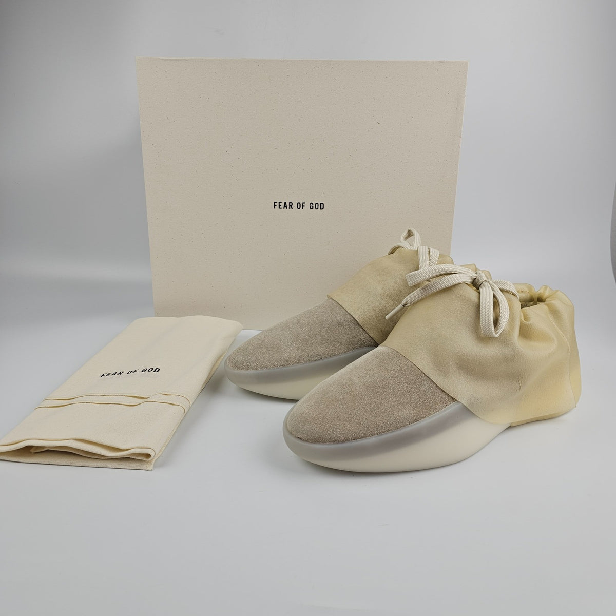FEAR OF GOD Moc Runner Beige Sneakers New & Authentic
