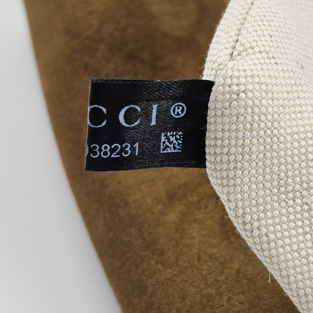 GUCCI $4600 Brown GG Suede Large With Chain Shoulder Bag New & Authentic