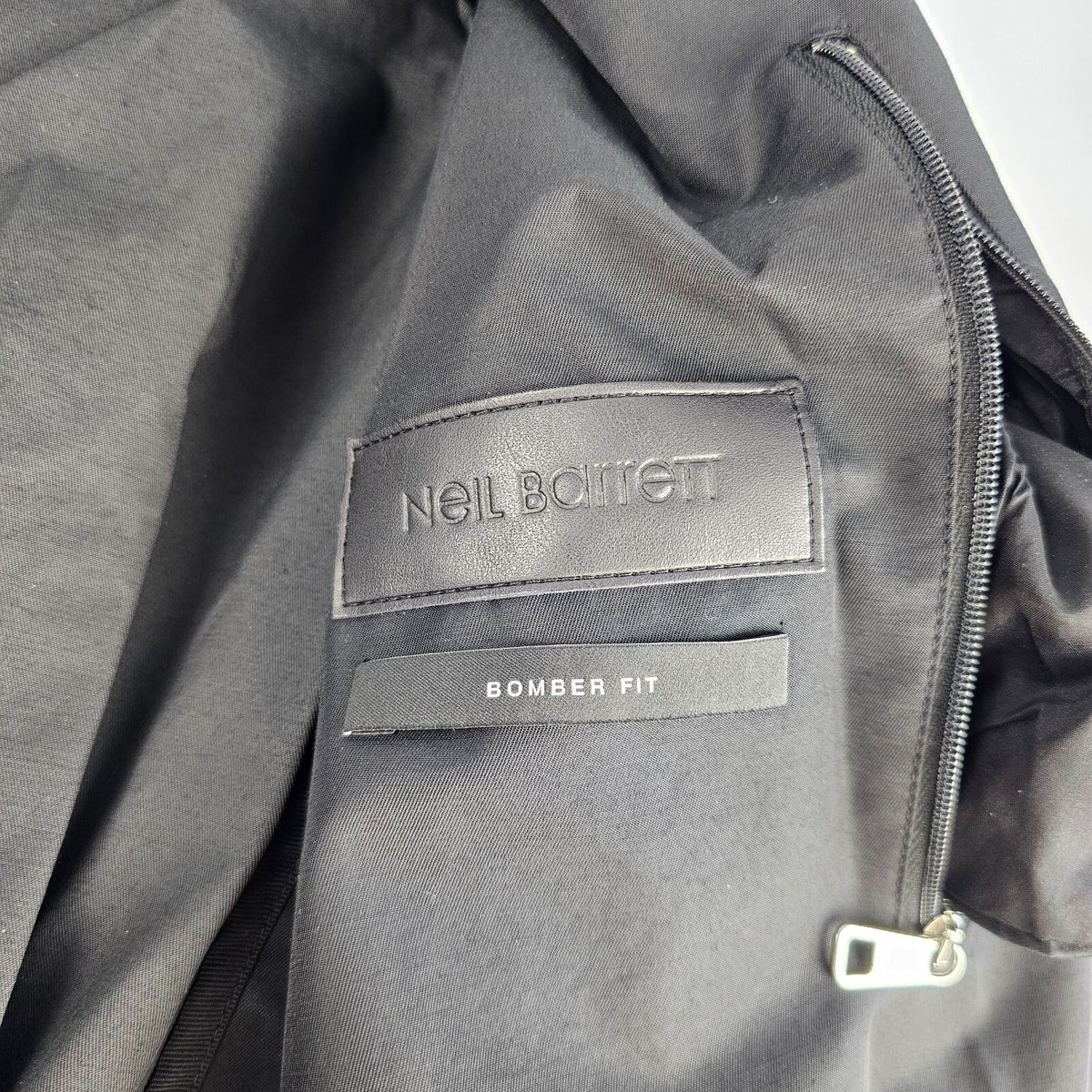 Neil Barrett Black Bomber Jacket Size L New