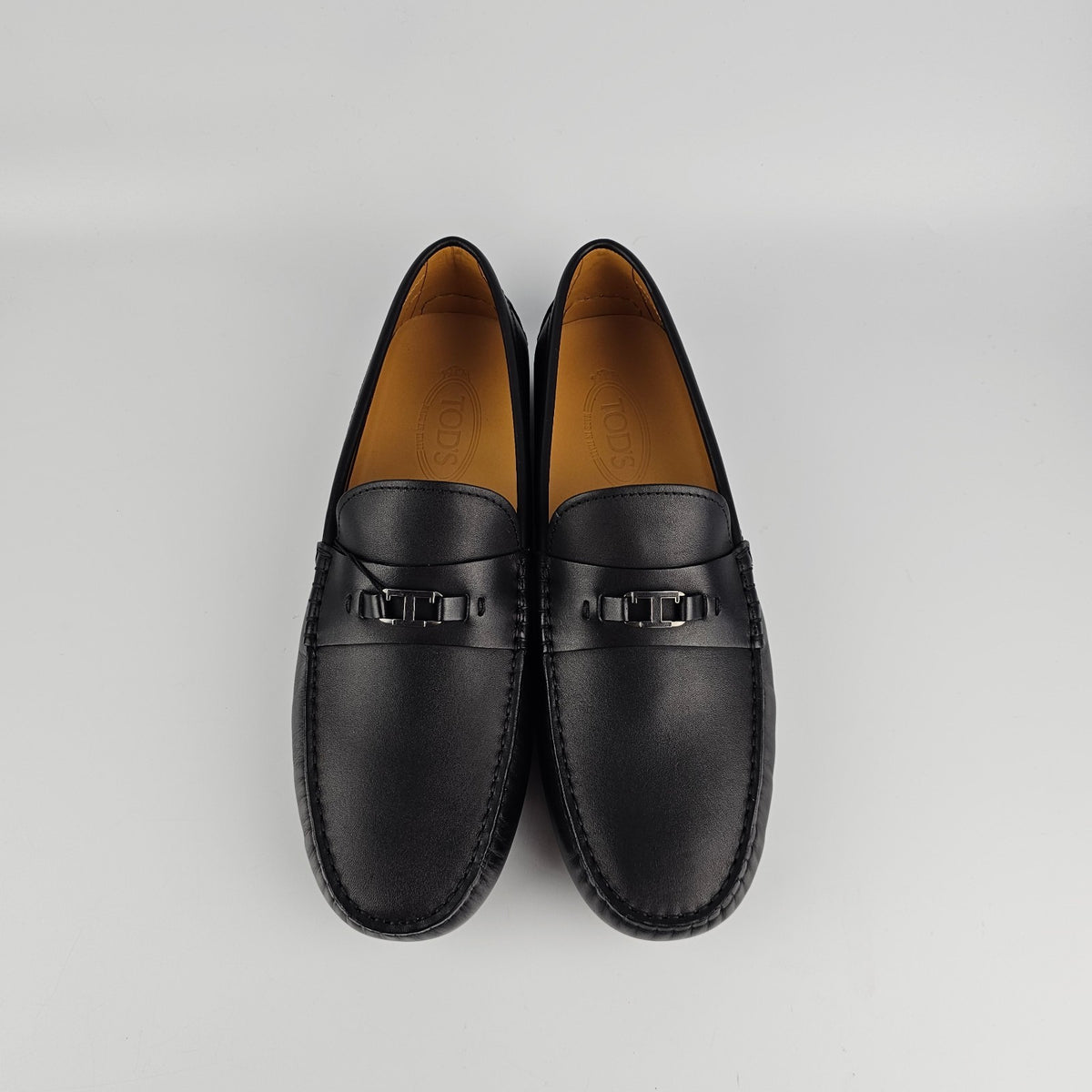 TOD'S City Gommino Black Loafers New & Authentic