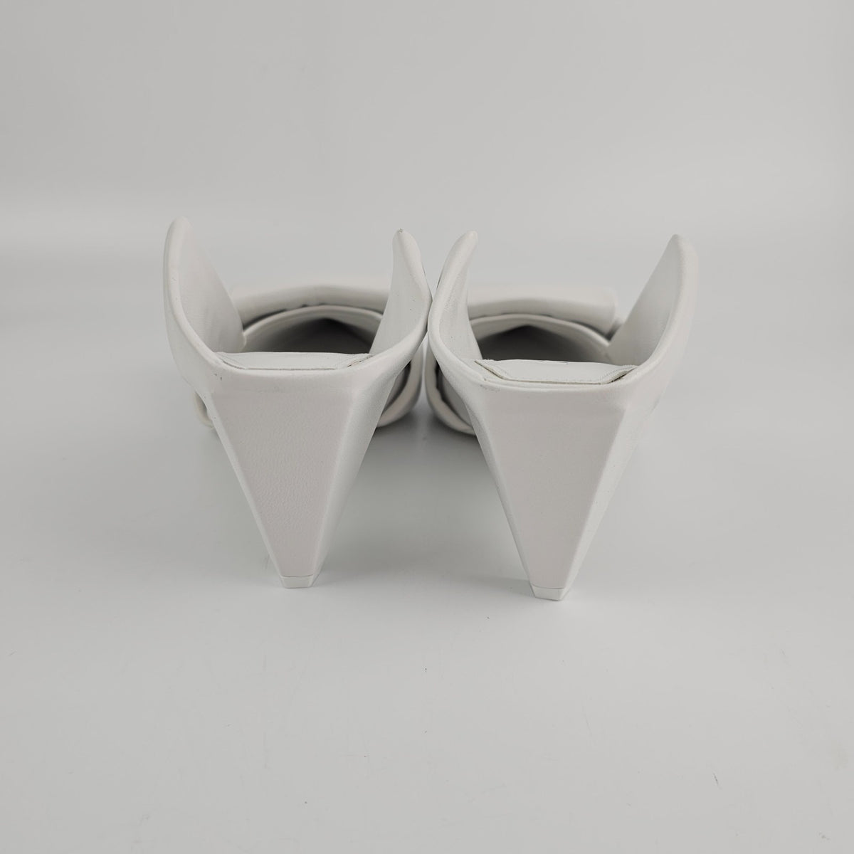 LOEWE Origami Optic White Mules New & Authentic
