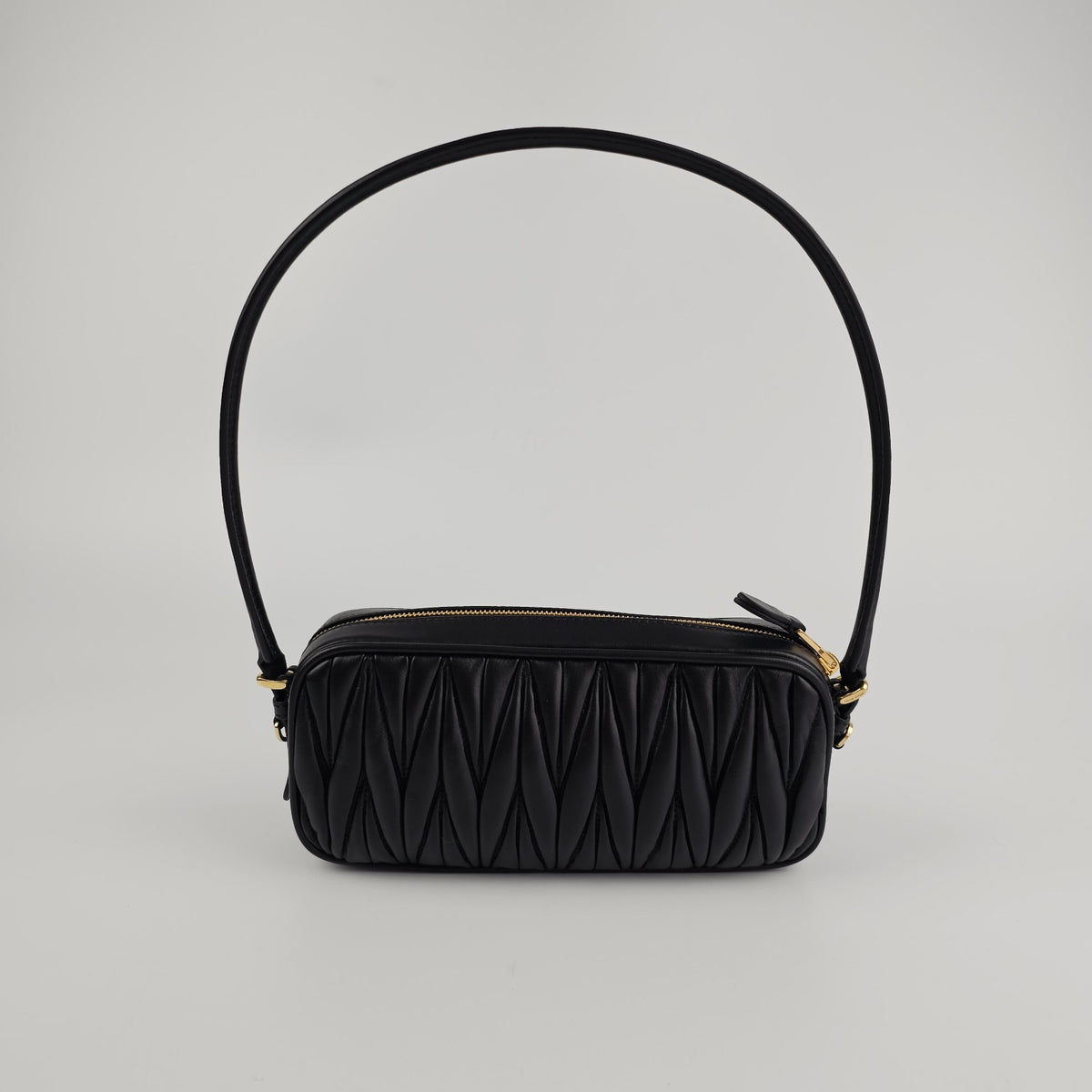 MIU MIU Black Leather Pouch New & Authentic
