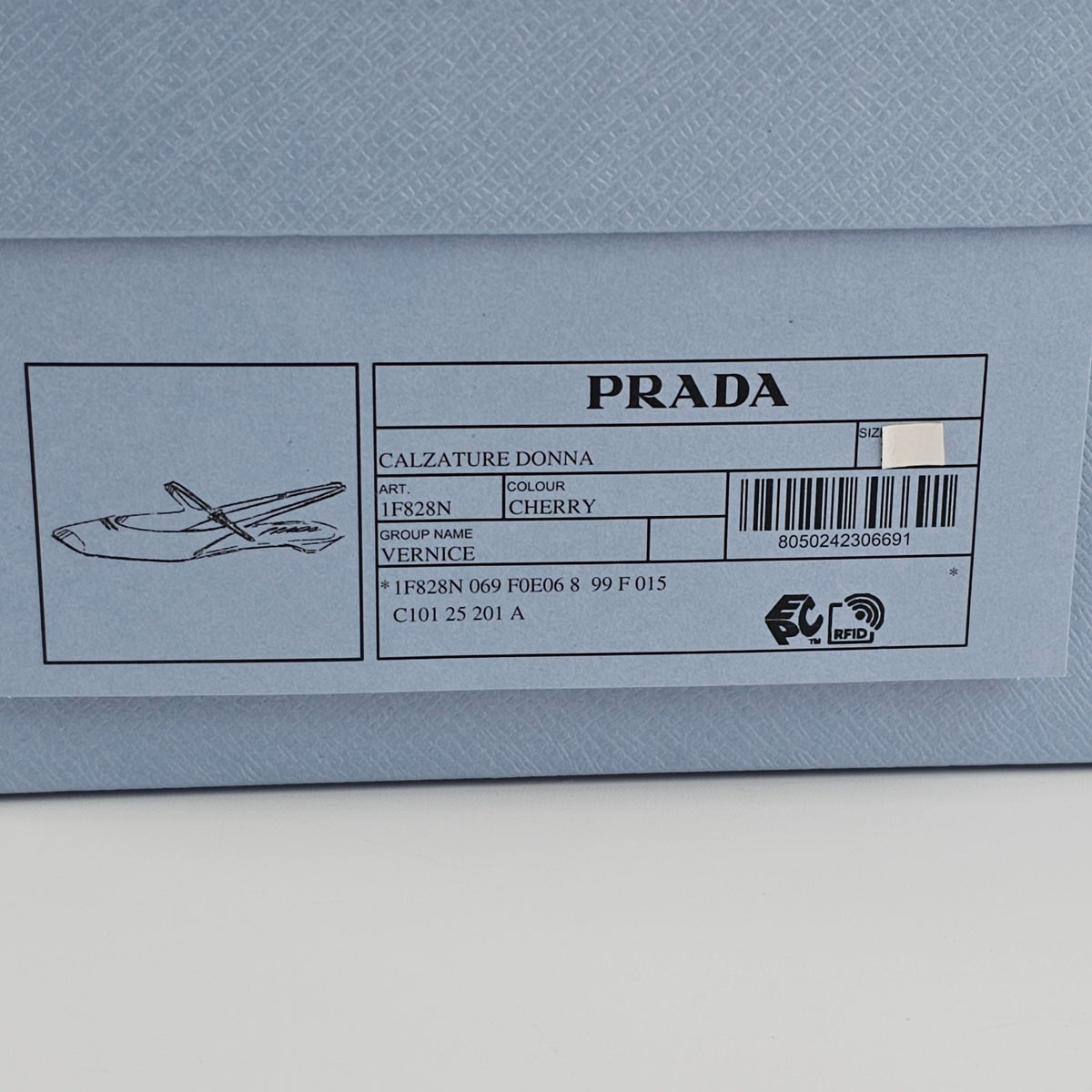 PRADA  Red Patent Leather Slingback Ballerinas New & Authentic