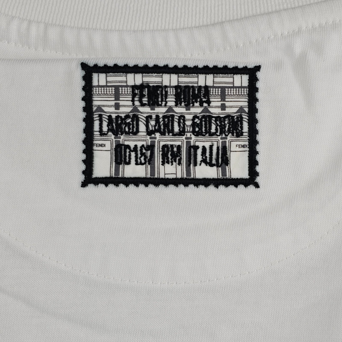 FENDI $790 White Cotton T-shirt New & Authentic