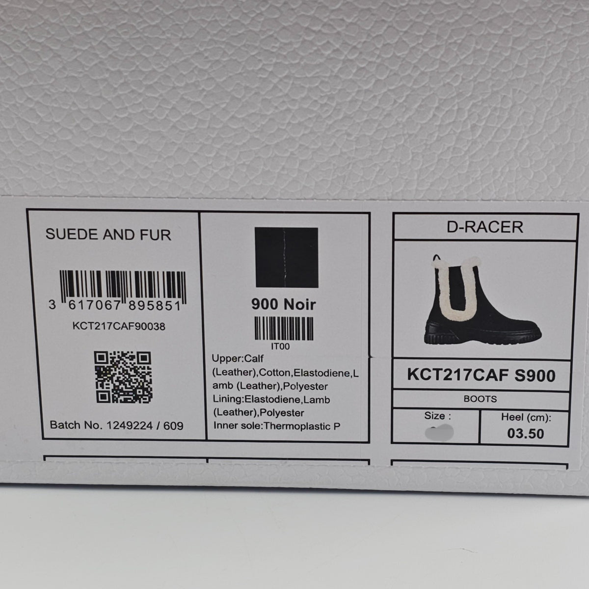 DIOR D-Racer $1550 Black Suede Ankle Boots New & Authentic
