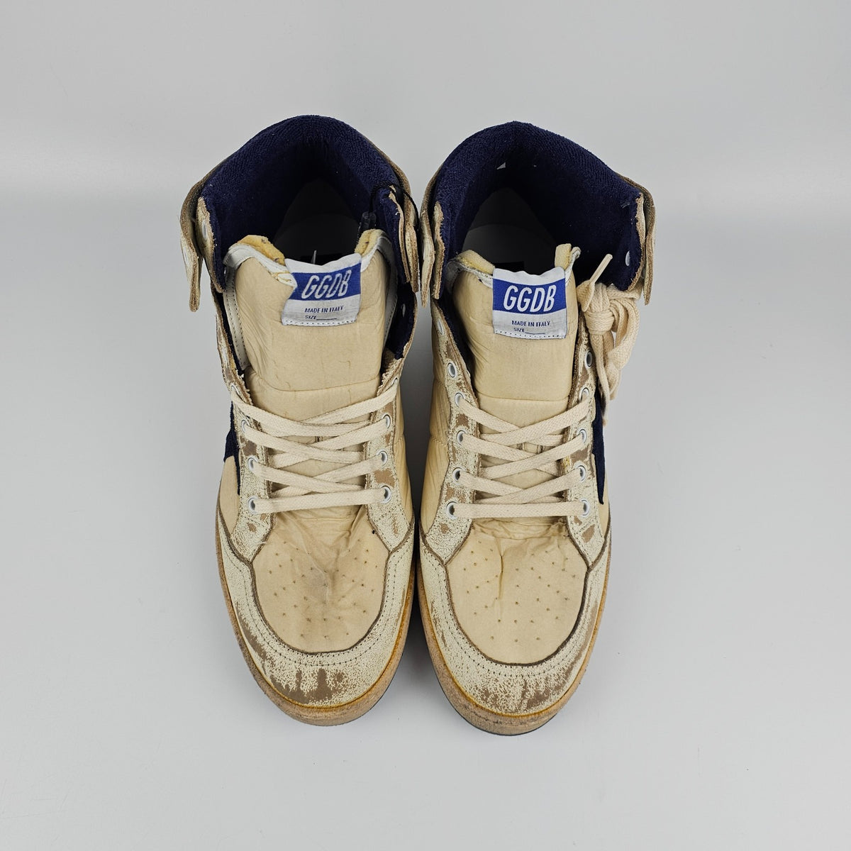 GOLDEN GOOSE SKY Star Men's White Leather Sneakers New