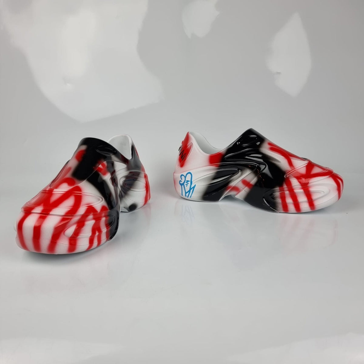 DOLCE&GABBANA Toy Rubber Graffiti Multicolor Sneakers New Size 42 US 9