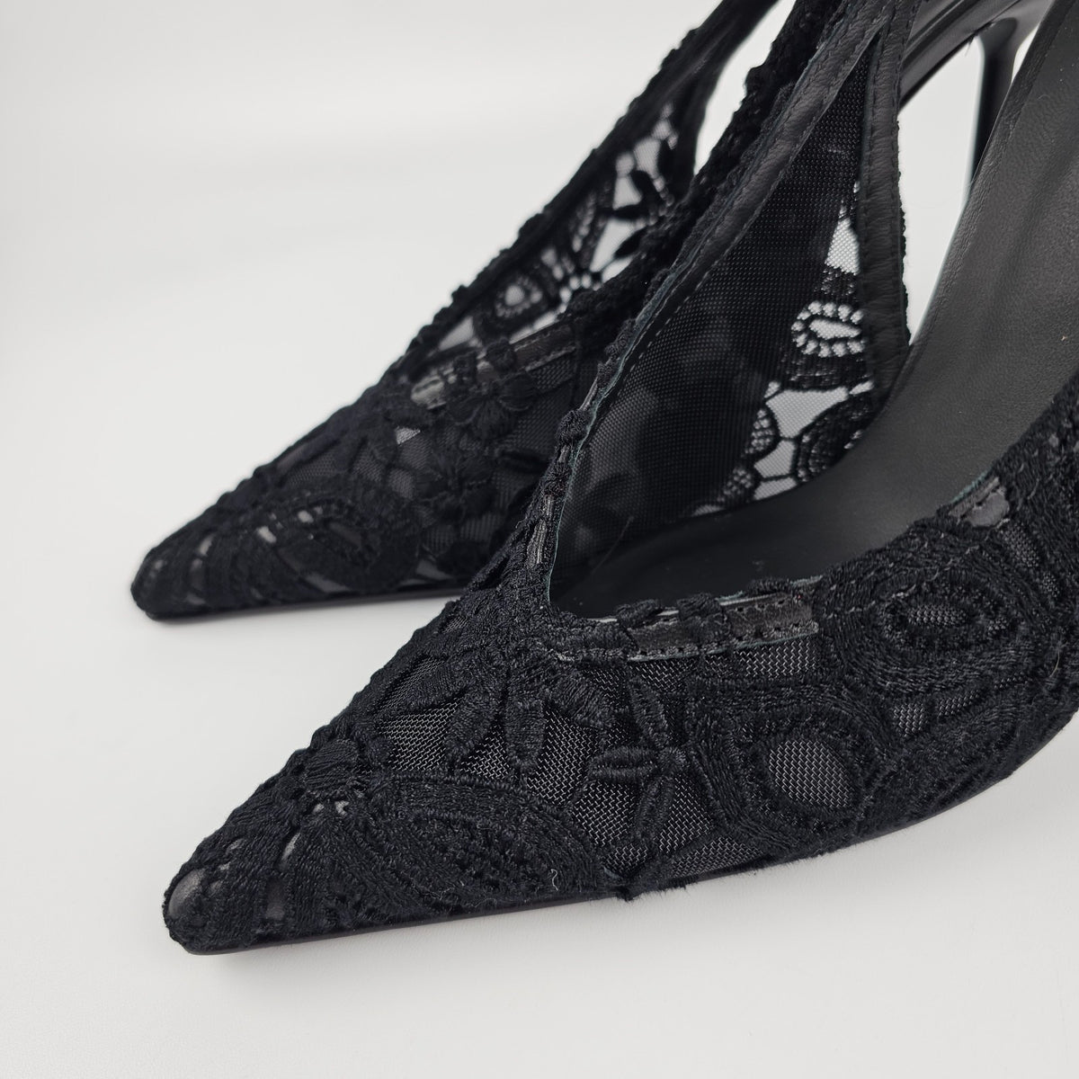 LE SILLA Chantilly Black 100mm Pumps New & Authentic