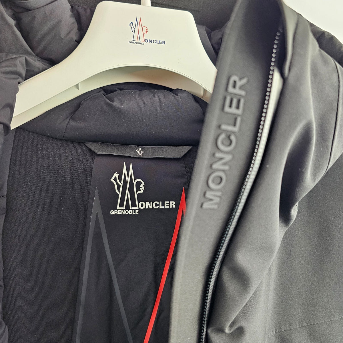 MONCLER GRENOBLE Chanavey Women's Black Padded Ski Jacket New