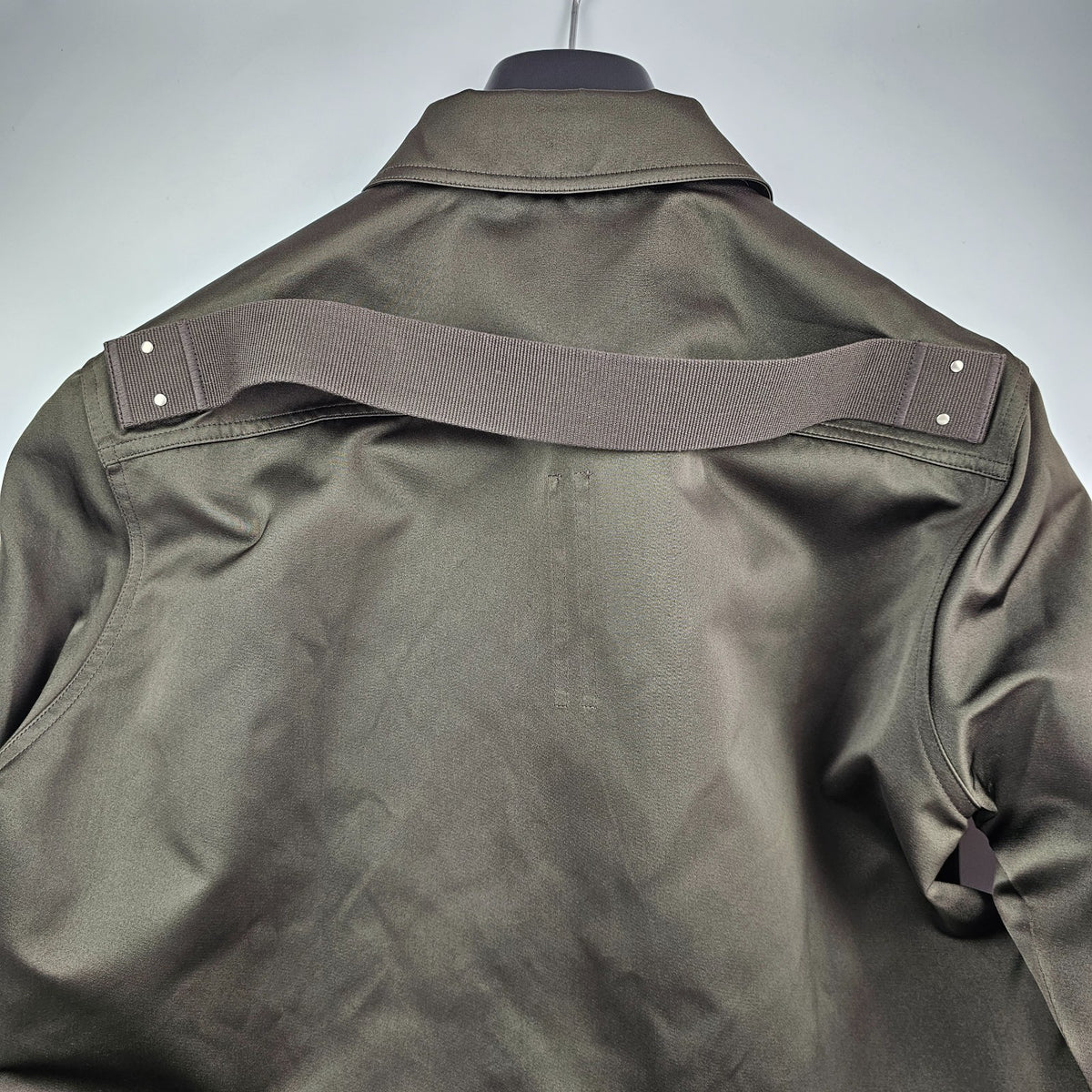 RICK OWENS Temple Outershirt Brown Shirt New & Authentic