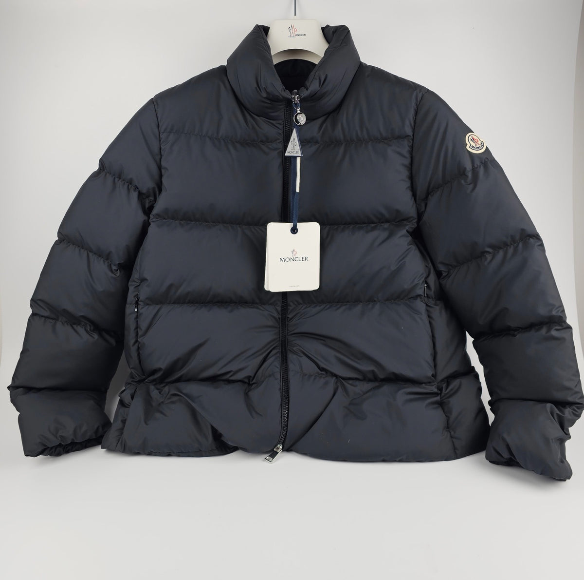 MONCLER Mauzun $1680 Women's Navy Down Jacket New